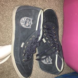 Ladies Gola leather/suede high top sneakers